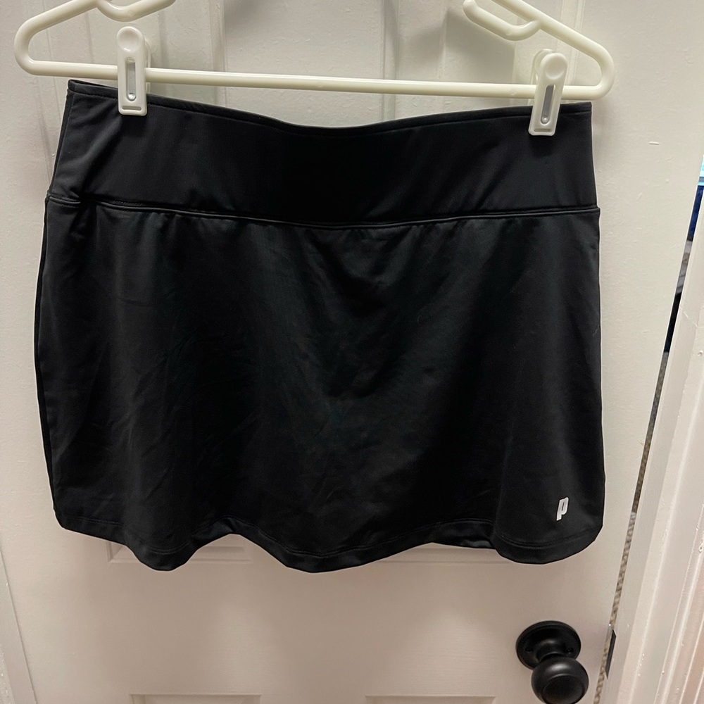 Black tennis skirt